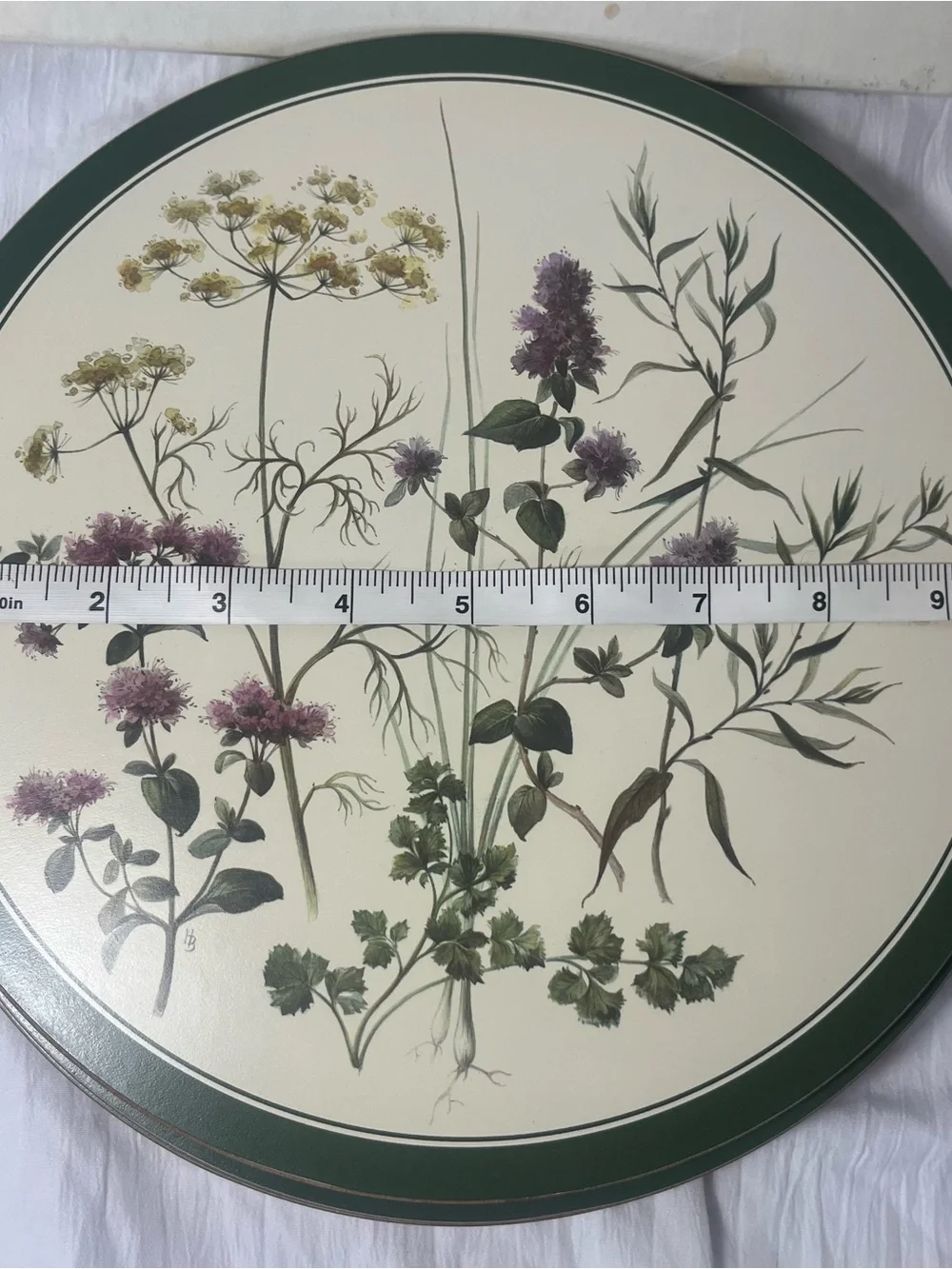 Vintage Cottagecore English Life Botanical Wildflower Placemats Set of 6